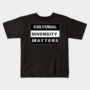 CULTURAL DIVERSITY MATTERS by Metissage -2 Kids T-Shirt